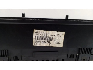 Přístrojová deska  Volkswagen Transporter - Caravelle T5 2007 7H0920850L  