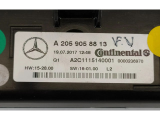 Блок управления климат-контролем A2059058813, A2C1115140001   Mercedes-Benz GLC C253