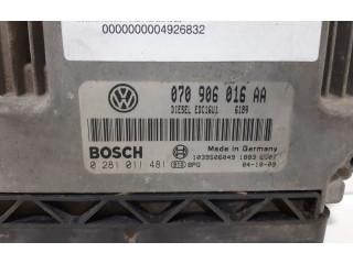 Блок управления двигателя 070906016AA, 0281011481   Volkswagen Touareg I