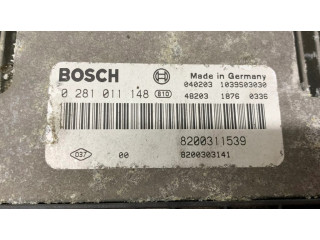 Řídící jednotka 8200311539, 0281011148   Renault Laguna II 2003