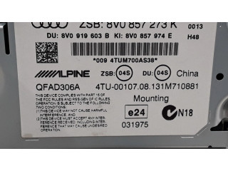 Дисплей    8V0857273M, 8V0919603B   Audi A3 S3 8V