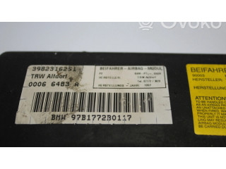 Подушка безопасности пассажира 00067992A, 3XEM001991   BMW 7 E38