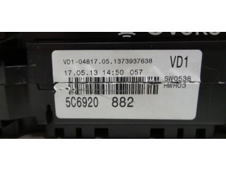 Přístrojová deska  Volkswagen Jetta VI 2013 5C6920882, 5C6920882X  