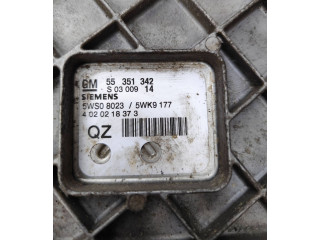 Блок управления двигателя 55351342, S0300914   Opel Signum