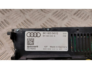 Блок управления климат-контролем 8K1820043Q   Audi A4 S4 B8 8K