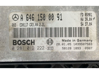 Řídící jednotka 0281012222, 0281012222   Mercedes-Benz C W203 2005