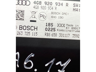 Přístrojová deska  Audi A6 S6 C7 4G 2017 4G8920934R, 263725115  