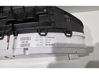 Přístrojová deska  Volvo V60 2013 31343323, 36001834  