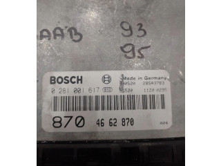 Блок управления двигателем Блок управления 0281001617   Saab 9-3 Ver1