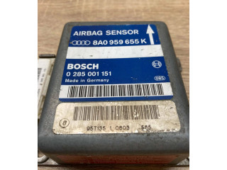 Блок подушек безопасности 8A0959655K, 0285001151   Audi A8 S8 D2 4D