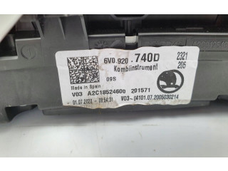 Přístrojová deska  Skoda Fabia Mk3 (NJ) 2020 6V0920740D  