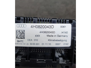 Блок управления климат-контролем 4H0820043D   Audi A8 S8 D4 4H