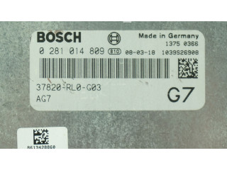 Řídící jednotka 37820RL0G03, 0281014809   Honda Accord 2008
