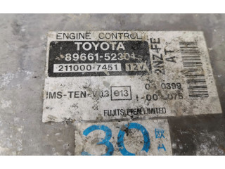 Блок управления двигателя 8966152301, 2110007451   Toyota Yaris Verso   