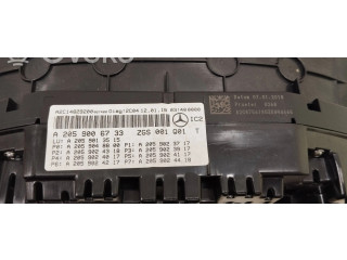 Přístrojová deska  Mercedes-Benz C W205 2018 A2059006733  