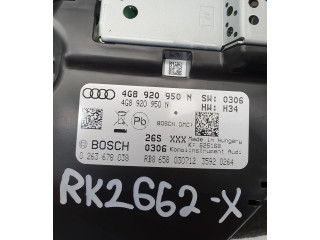 Přístrojová deska  Audi A7 S7 4G 2016 4G8920950N, 0263678038  