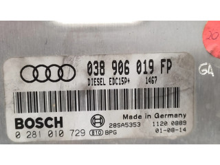 Блок управления двигателем Блок управления 038906019FP, 0281010729   Audi A4 Allroad