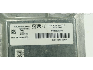 Блок управления двигателя 1659558180, 9832694580   Peugeot 208