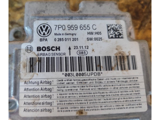 Блок подушек безопасности 7P0959655C, 0285011201   Volkswagen Touareg II