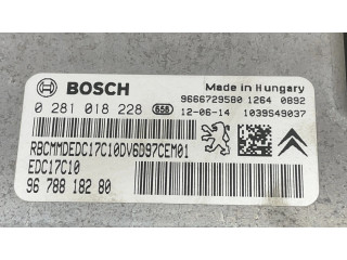 Блок управления двигателя 0281018228, BOSCH   Citroen Berlingo