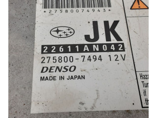 Řídící jednotka 22611AP590, 2758009241   Subaru Legacy 2009