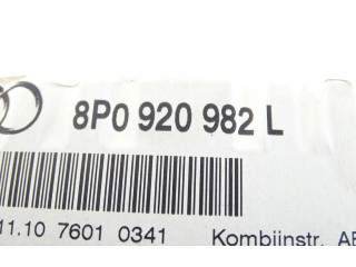 Přístrojová deska  Audi A3 S3 A3 Sportback 8P 2008 8P0920982L  