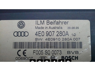 Блок управления двигателя 4E0907280A   Audi A8 S8 D3 4E