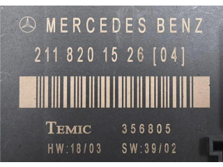 Řídící jednotka A2118201526, A2118201526   Mercedes-Benz E AMG W211 