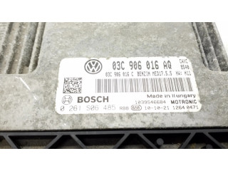 Řídící jednotka 03C906016AQ, 0261S06485   Skoda Superb B6 (3T) 2008