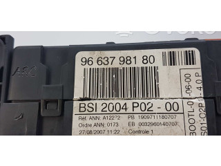 Pojistková skříňka Řídící jednotka BSM 6580NE, 6580NF   Peugeot 308 2009