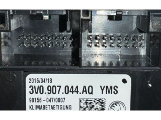 Блок управления климат-контролем 3V0907044AQ, 3V0820075   Skoda Superb B8 (3V)