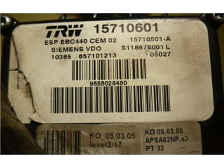 Jednotka ABS 9658028480   Peugeot 207 CC 2005