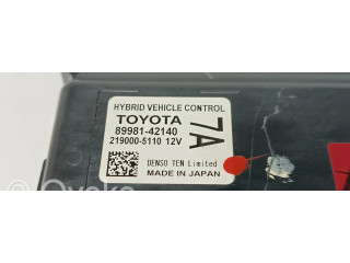 Блок управления 2190005110, 8998142140   Toyota RAV 4 (XA40)