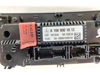 Блок управления климат-контролем A1669001812, SW152000   MercedesBenz GLE (W166 - C292)