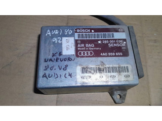 Блок подушек безопасности 4A0959655, 0285001036   Audi 80 90 B3