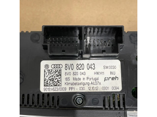 Блок управления климат-контролем 8V0820043, 901516230009   Audi A3 S3 8V