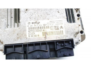 Блок управления двигателя 0281013334, 9666986680   Citroen C4 I Picasso