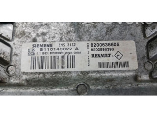 Блок управления двигателем Блок управления 8200636605, S110140022A   Renault Symbol I