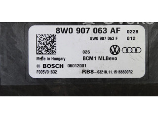 Блок комфорта 8W0907063AF   Audi A4 S4 B9 8W   