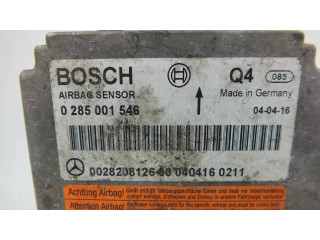 Блок подушек безопасности 0028208126, 0285001546   Mercedes-Benz S W220