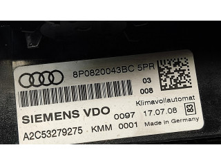 Блок управления климат-контролем 8P0820043BC, A2C53279275   Audi A3 S3 8P