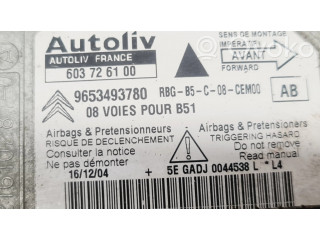 Блок подушек безопасности 9653493780, 603726100   Citroen C4 I