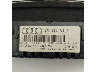 Панель приборов 8P0920930F   Audi A3 S3 8P       