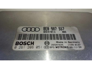 Блок управления двигателем Блок управления 8E0907557, 0261206051   Audi A4 Allroad