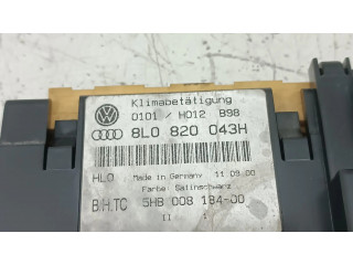 Блок управления климат-контролем 8L0820043H   Audi A3 S3 8L