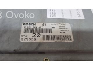 Řídící jednotka 0261204407, 9627890280   Peugeot 406 2000