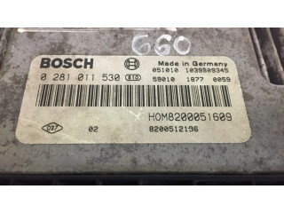Блок управления двигателя 0281011530, 8200512196   Opel Vivaro