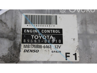 Блок управления двигателя 896610F010   Toyota Corolla E120 E130