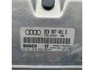 Блок управления двигателя 8E0907401D, 0281010823   Audi A6 S6 C5 4B