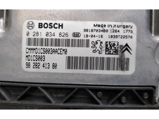 Řídící jednotka 9828241380, 0281034826   Peugeot 2008 I 2018
